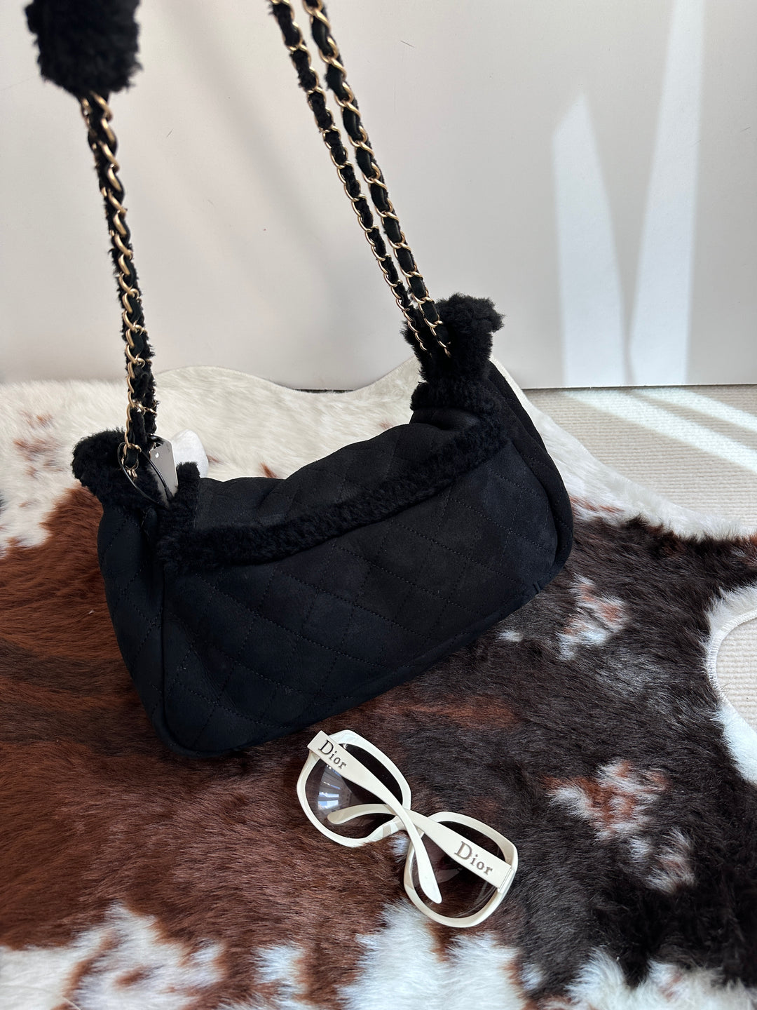 Chanel 毛毛機場包 | Cozy Chic in Winter Mood