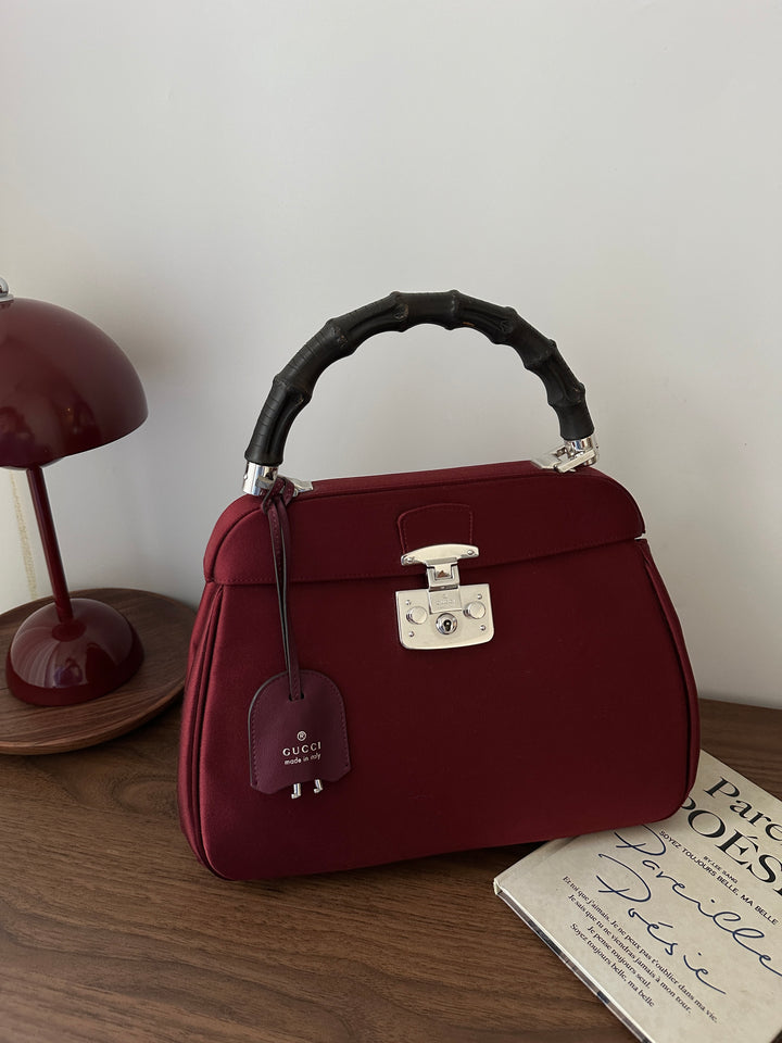 Gucci Bamboo Lock Bag ♥️ | Classic Elegance with a Modern Edge
