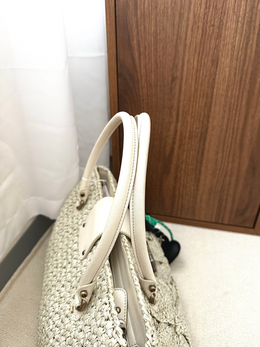 Ferragamo Horseshoe Buckle Crochet Hobo Bag（Ivory White）｜Vintage Summer Charm 🤍🌿