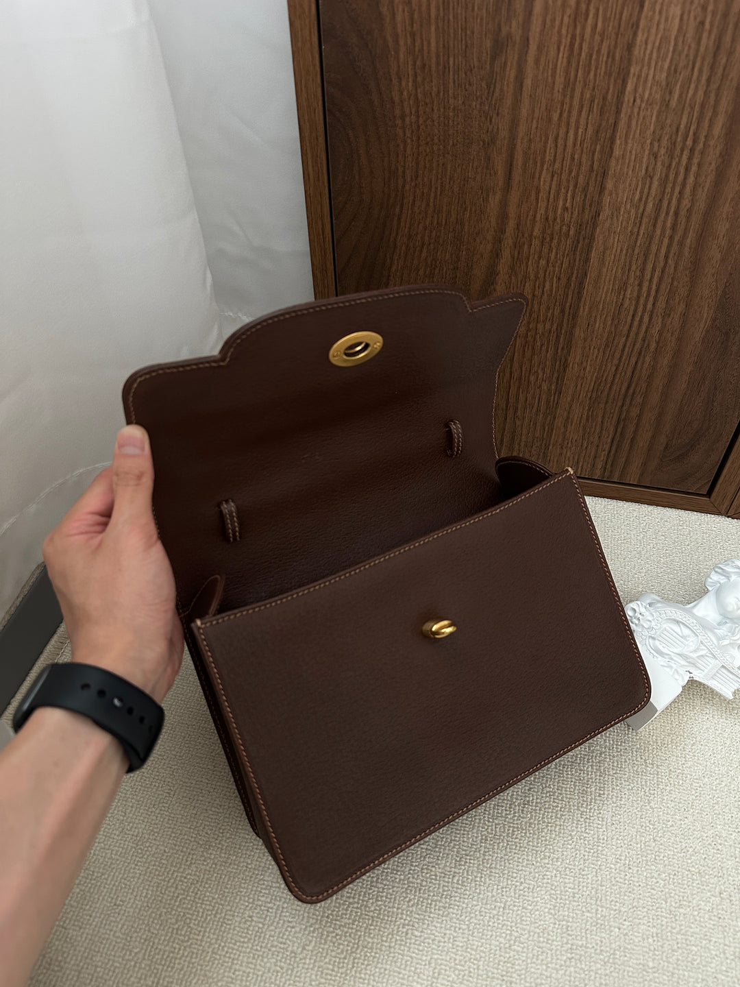 GUCCI Bamboo Double Handle Doctor Bag – Vintage Chocolate Brown 🍫✨