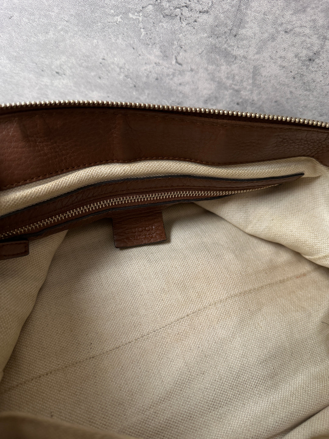 GUCCI Soft Leather Bamboo Baguette Bag 🥖｜Milk Tea Brown × Original Strap × Underarm Styling