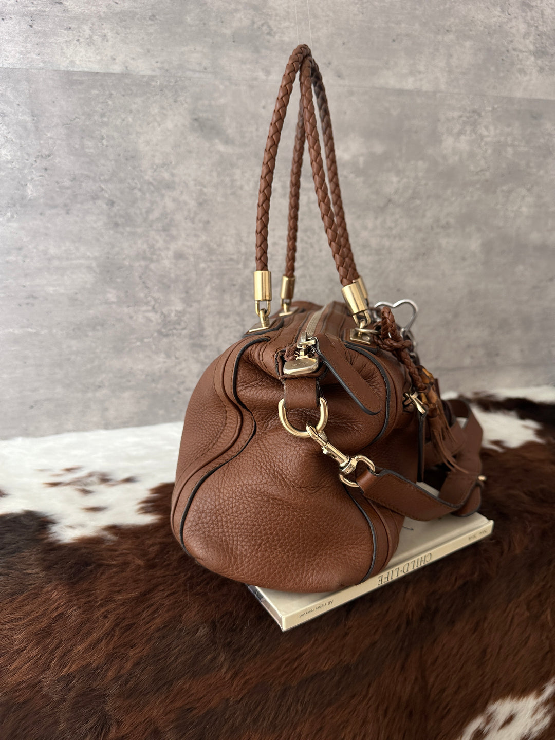 GUCCI Soft Leather Bamboo Baguette Bag 🥖｜Milk Tea Brown × Original Strap × Underarm Styling