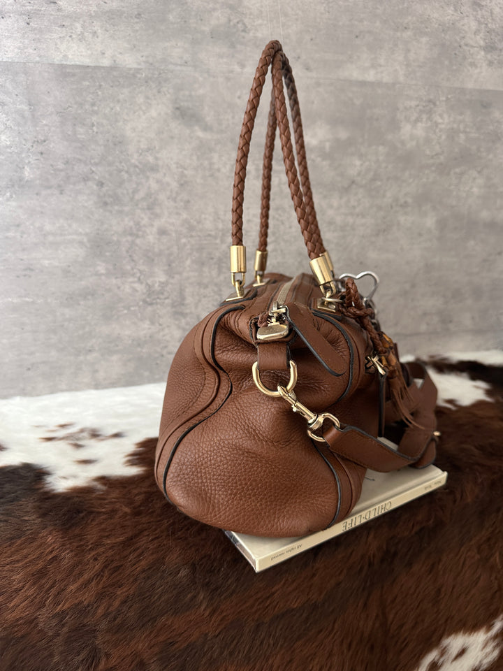 GUCCI Soft Leather Bamboo Baguette Bag 🥖｜Milk Tea Brown × Original Strap × Underarm Styling