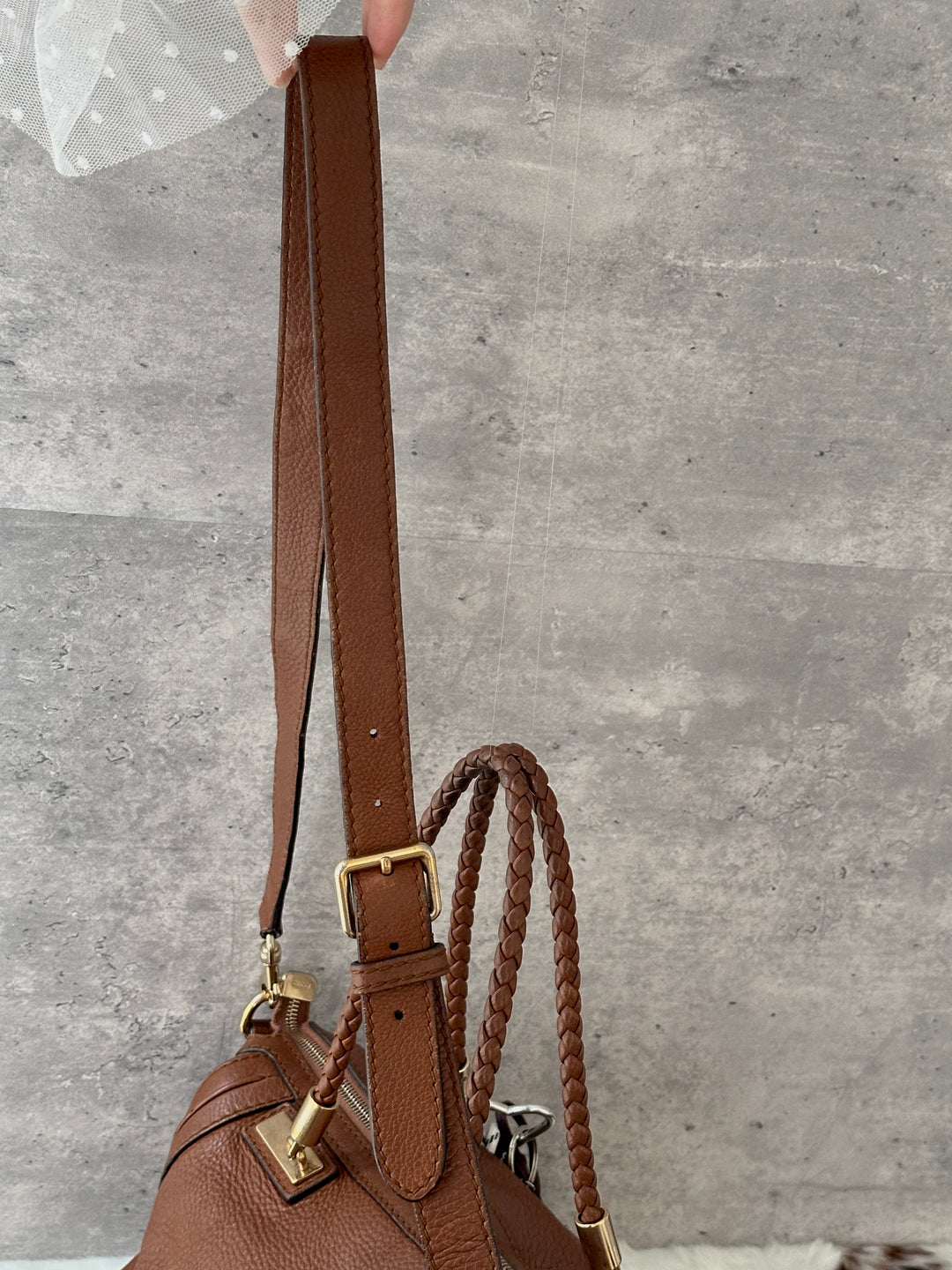 GUCCI Soft Leather Bamboo Baguette Bag 🥖｜Milk Tea Brown × Original Strap × Underarm Styling