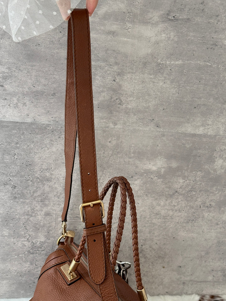 GUCCI Soft Leather Bamboo Baguette Bag 🥖｜Milk Tea Brown × Original Strap × Underarm Styling