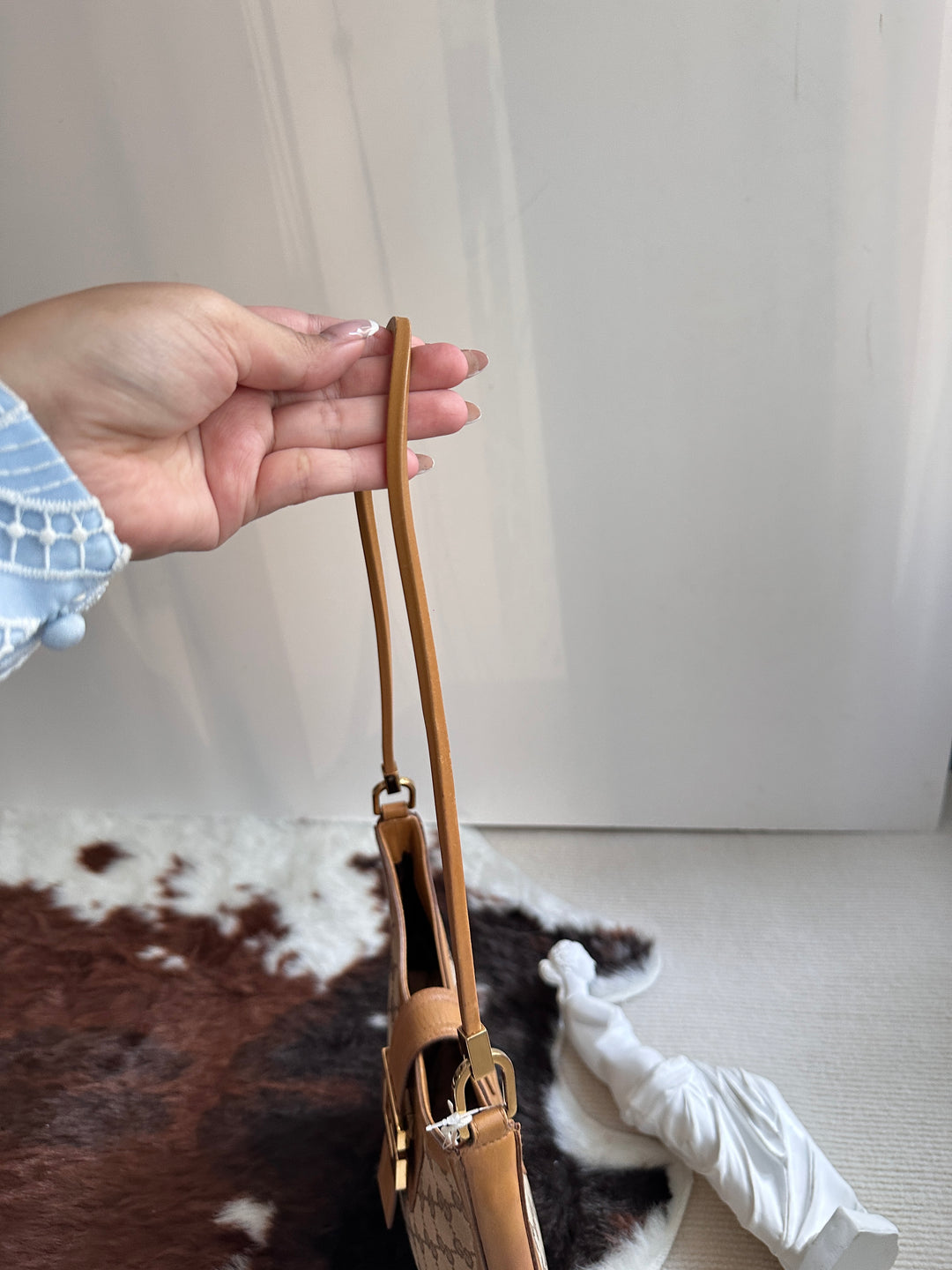 Gucci Monogram “Milk Tea” Large G-Buckle Hobo 🤎 | Retro Chic Meets Everyday Elegance