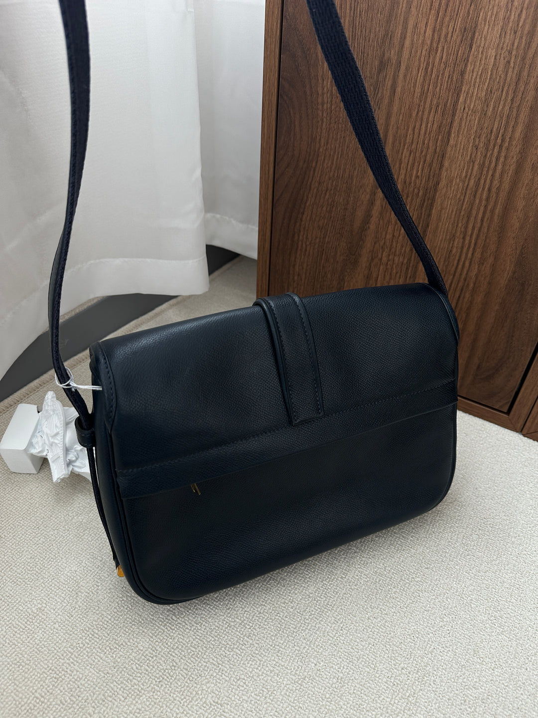 HERMÈS H Clasp Shoulder Bag – Rare 90s Vintage 🖤✨
