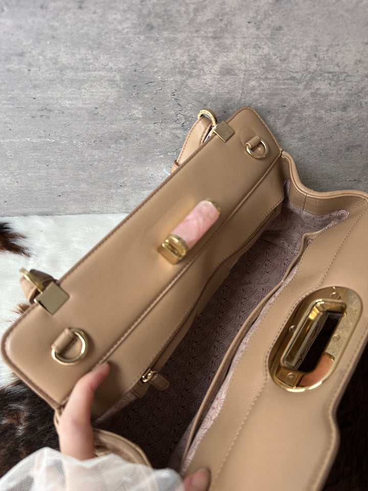 BVLGARI Marble Turnlock Woven Top Handle Bag 💖｜Marble Clasp × Original Strap × Near-Pristine Condition