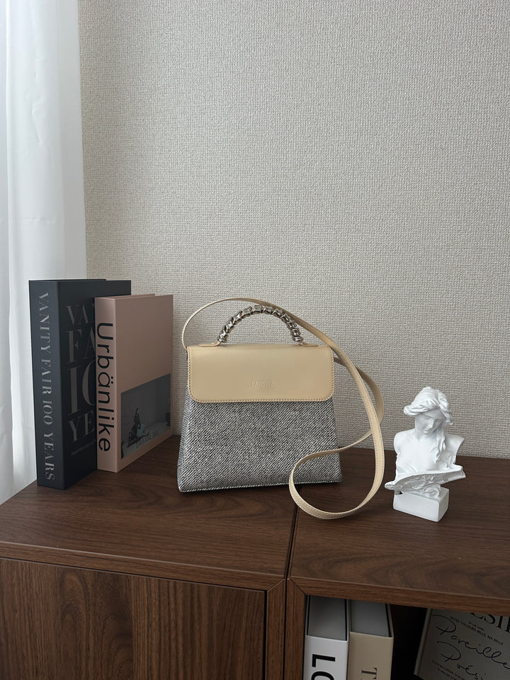 LOEWE Silver Snakebone Mini Kelly – Rare Vintage Treasure 🤍✨