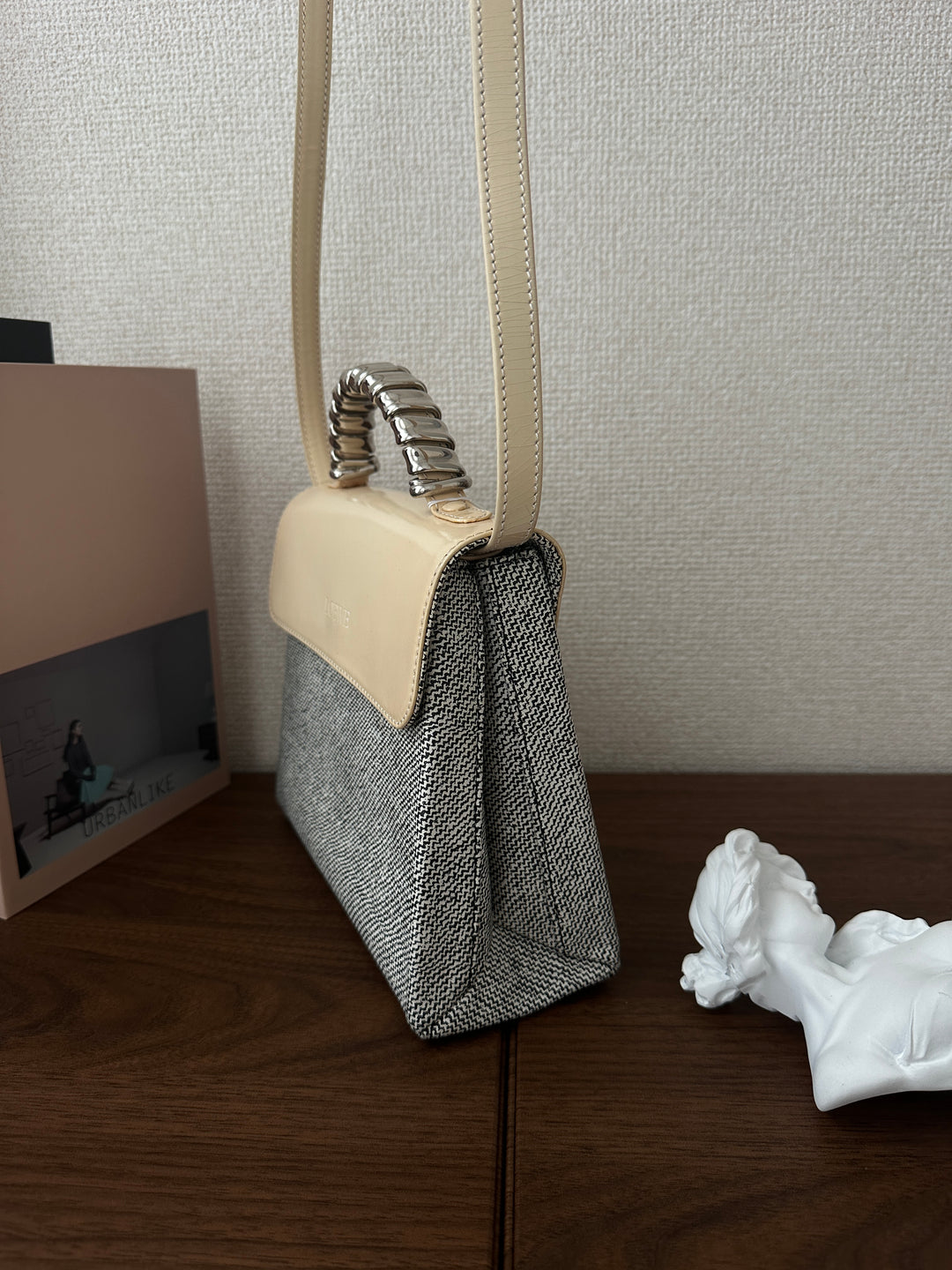 LOEWE Silver Snakebone Mini Kelly – Rare Vintage Treasure 🤍✨