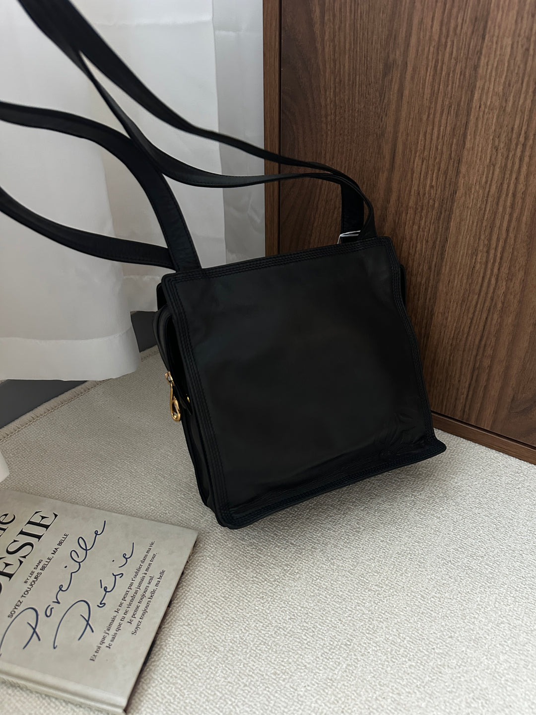 LOEWE So Black Shoulder Bag – Soft Lambskin 🖤✨
