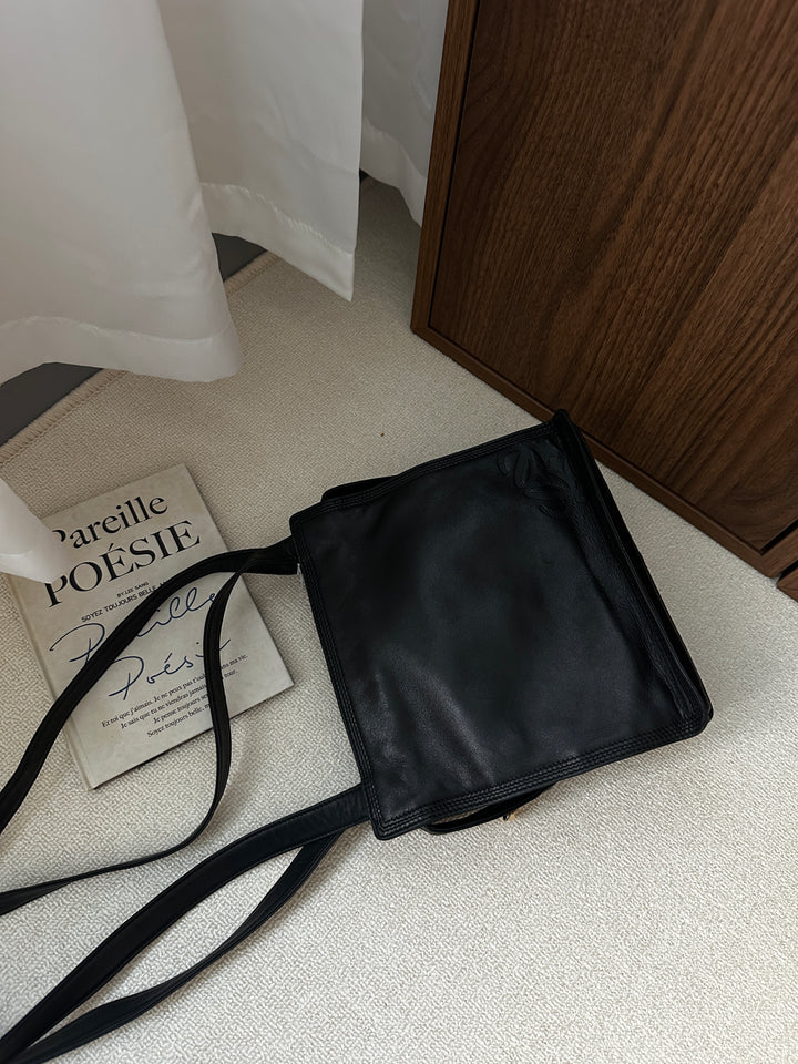 LOEWE So Black Shoulder Bag – Soft Lambskin 🖤✨