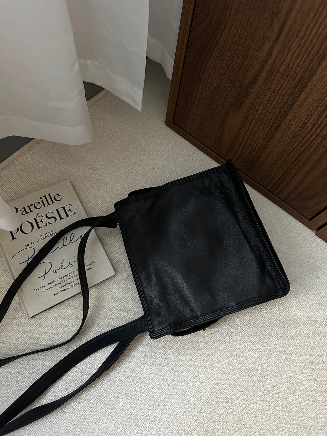 LOEWE So Black Shoulder Bag – Soft Lambskin 🖤✨
