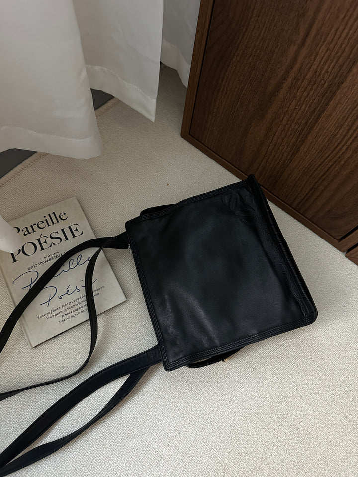 LOEWE So Black Shoulder Bag – Soft Lambskin 🖤✨