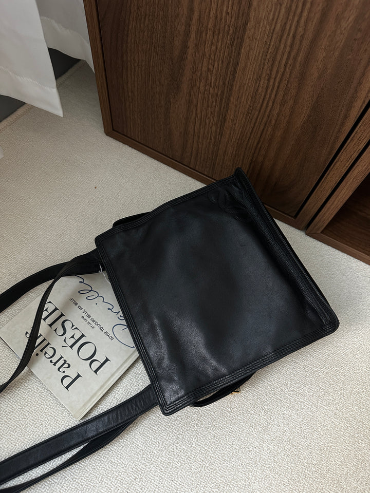 LOEWE So Black Shoulder Bag – Soft Lambskin 🖤✨