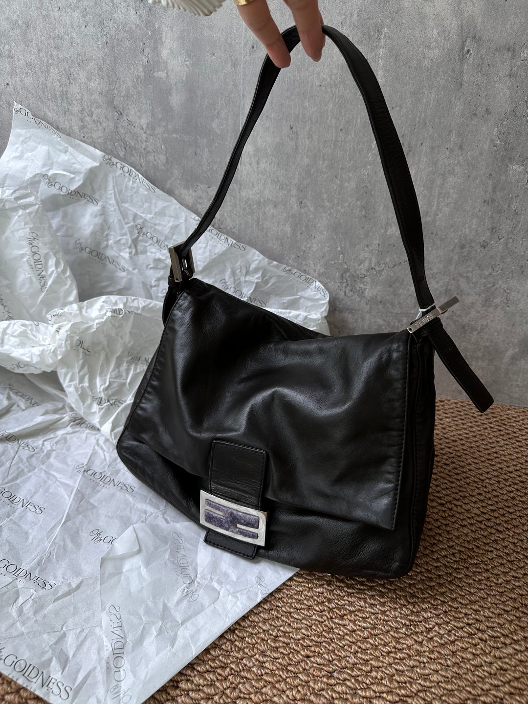 FENDI Monogram Lunchbox Bag – Iconic FF Canvas × Vintage-Inspired Silhouette