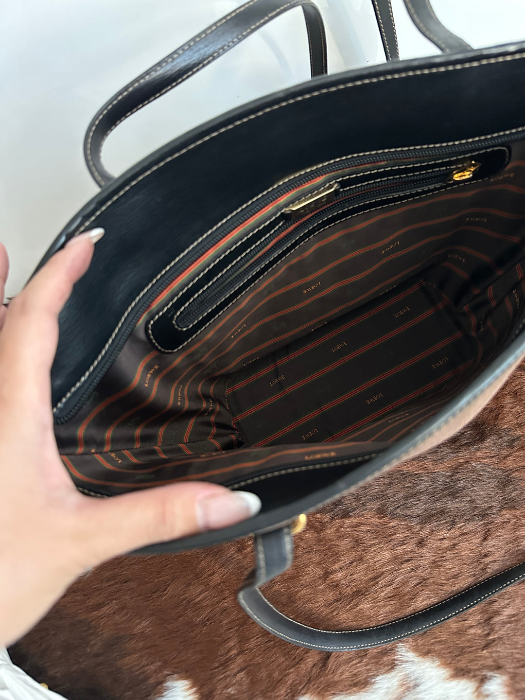 Loewe Snake Spine Tote 🤎 | Functional Luxury with a Touch of Edge