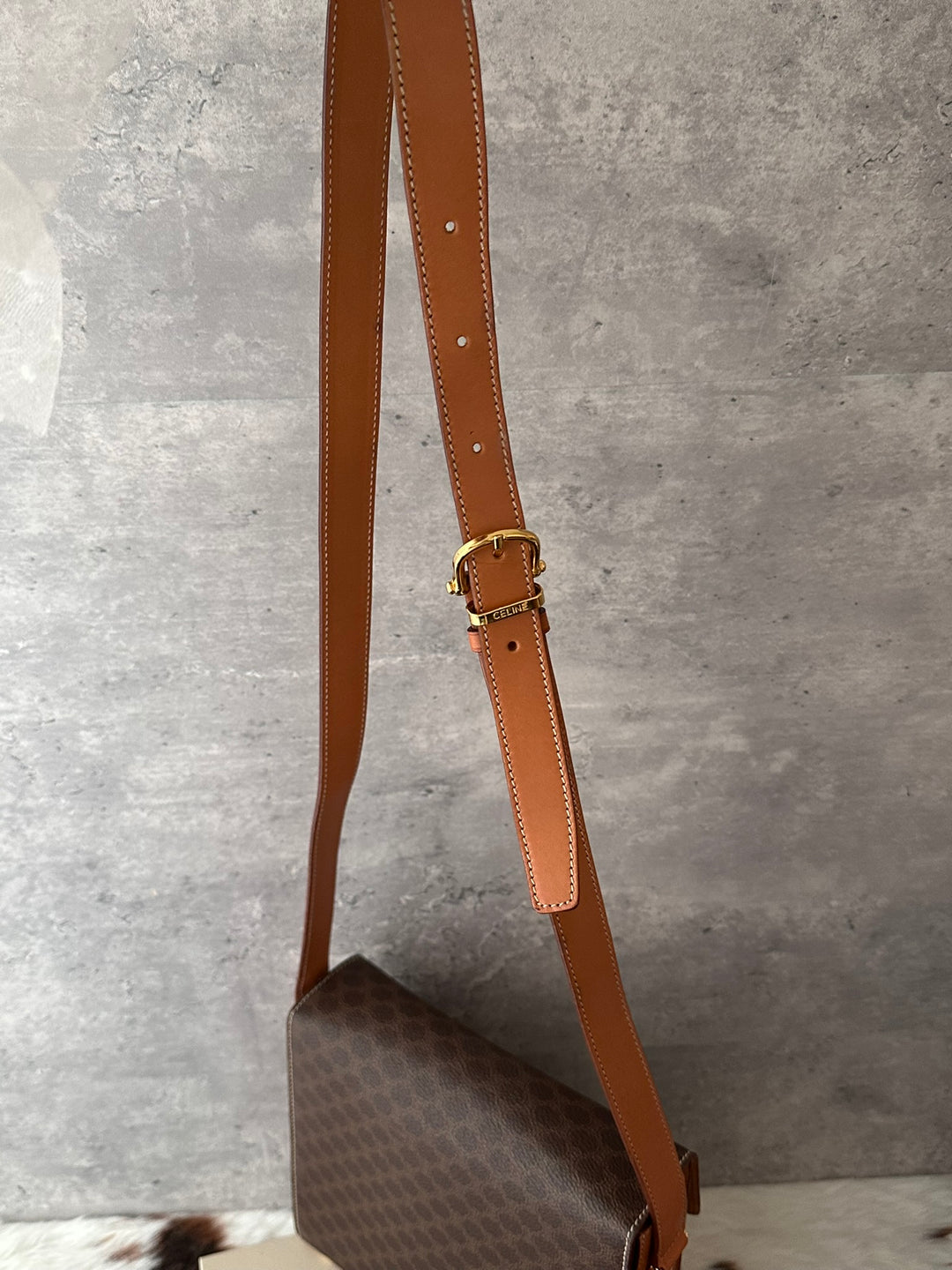 Celine Monogram Mini Shoulder Bag 🤎｜Rare Mini Size × Structured Shape × Shoulder or Crossbody