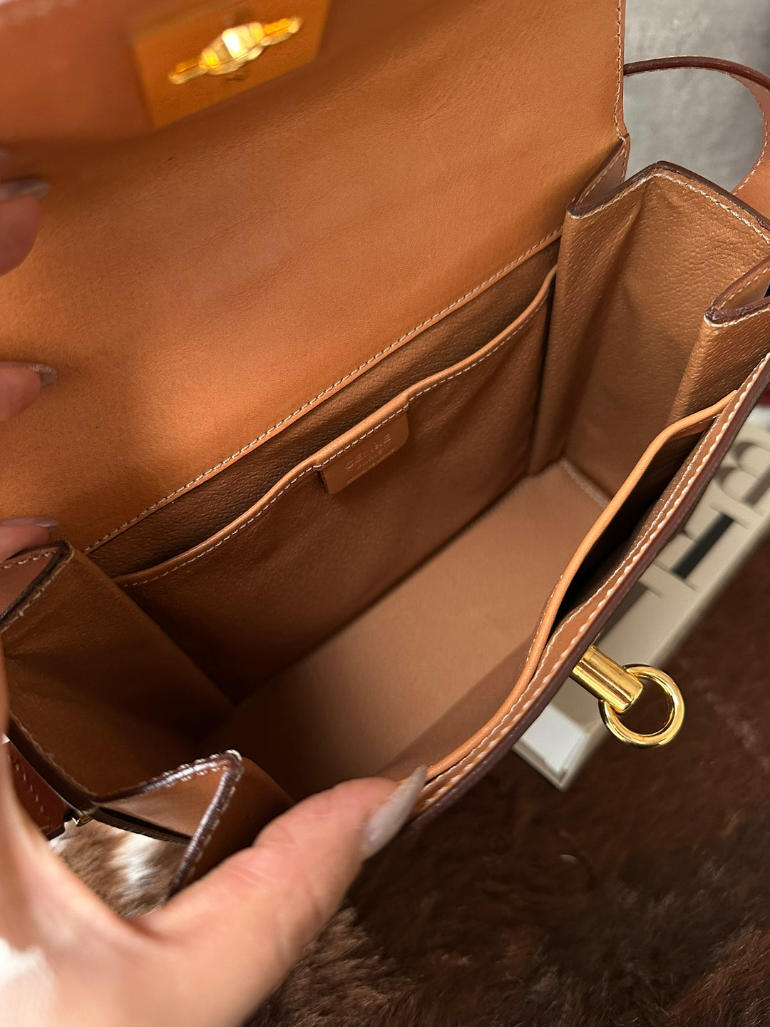 Celine Monogram Mini Shoulder Bag 🤎｜Rare Mini Size × Structured Shape × Shoulder or Crossbody