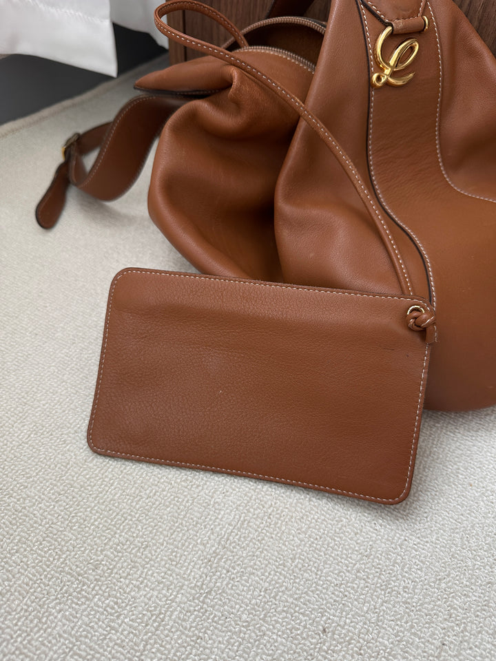 LOEWE Caramel Hobo Crossbody – With Pouch 🤎✨
