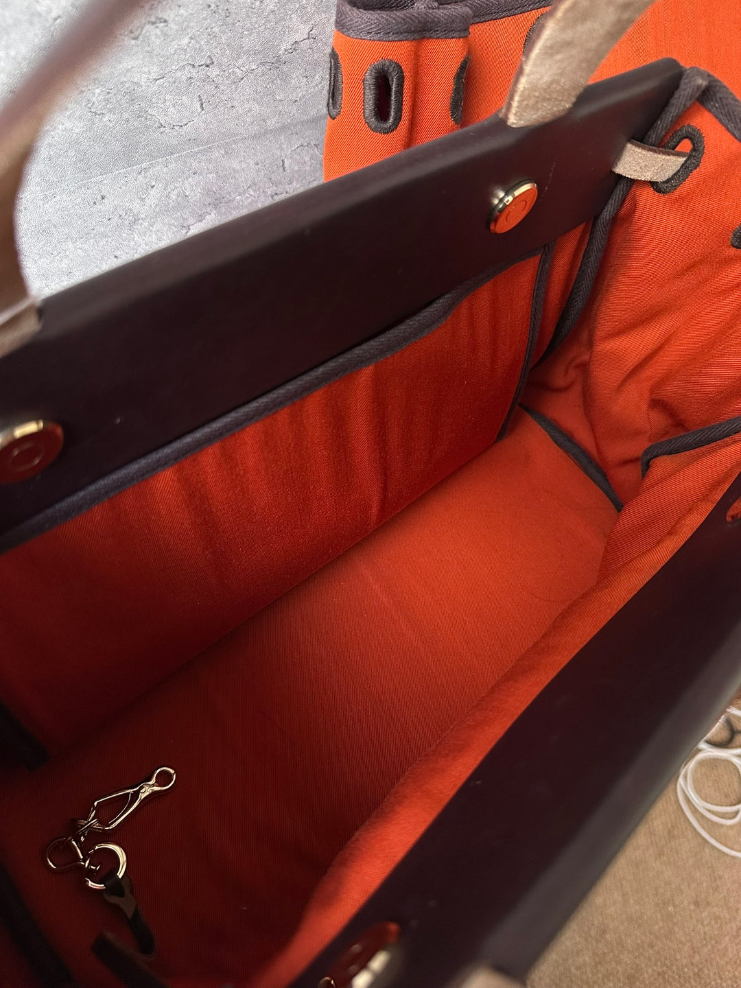 HERMÈS Horizontal Small Herbag Tote ❤️｜Rare Compact Size｜Gold-Tone Hardware｜Interchangeable Canvas Body
