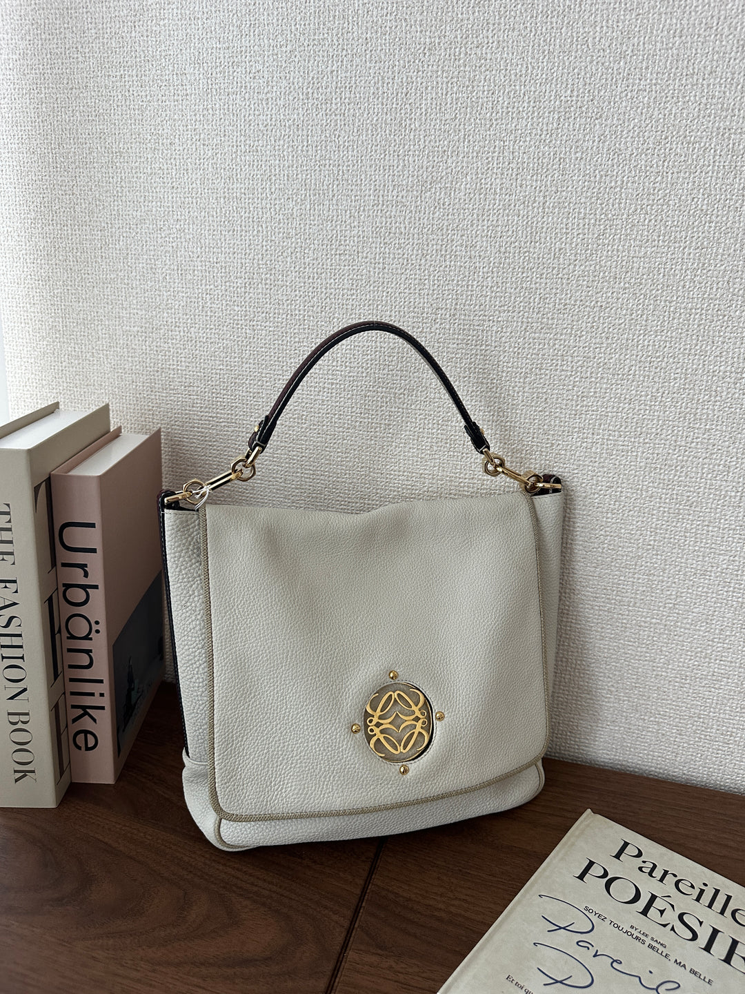 LOEWE Round Logo Hobo – Soft Calfskin Small Size 🤍✨