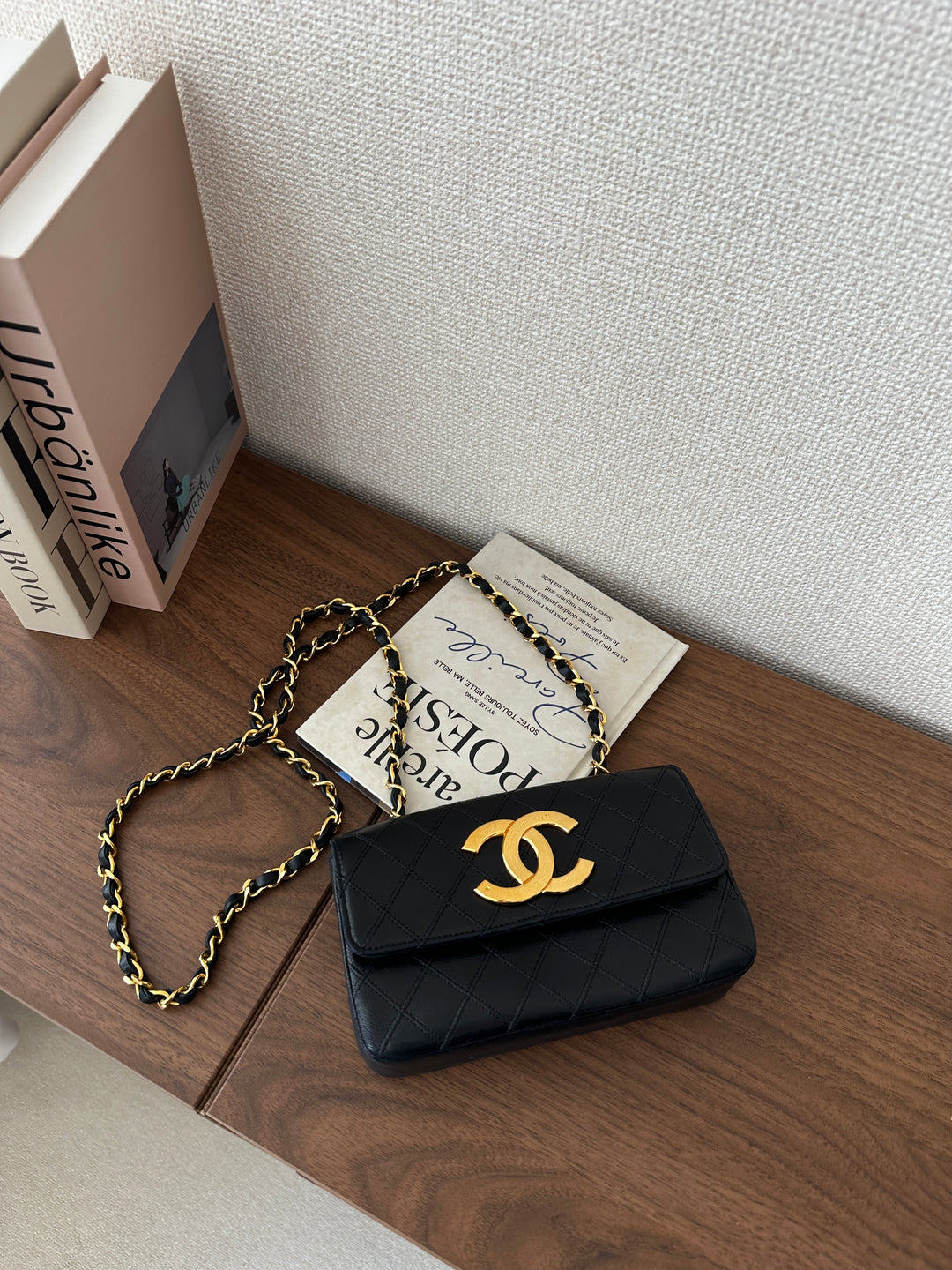 CHANEL Large CC Crossbody – Black Quilted with Gold Logo 🖤✨