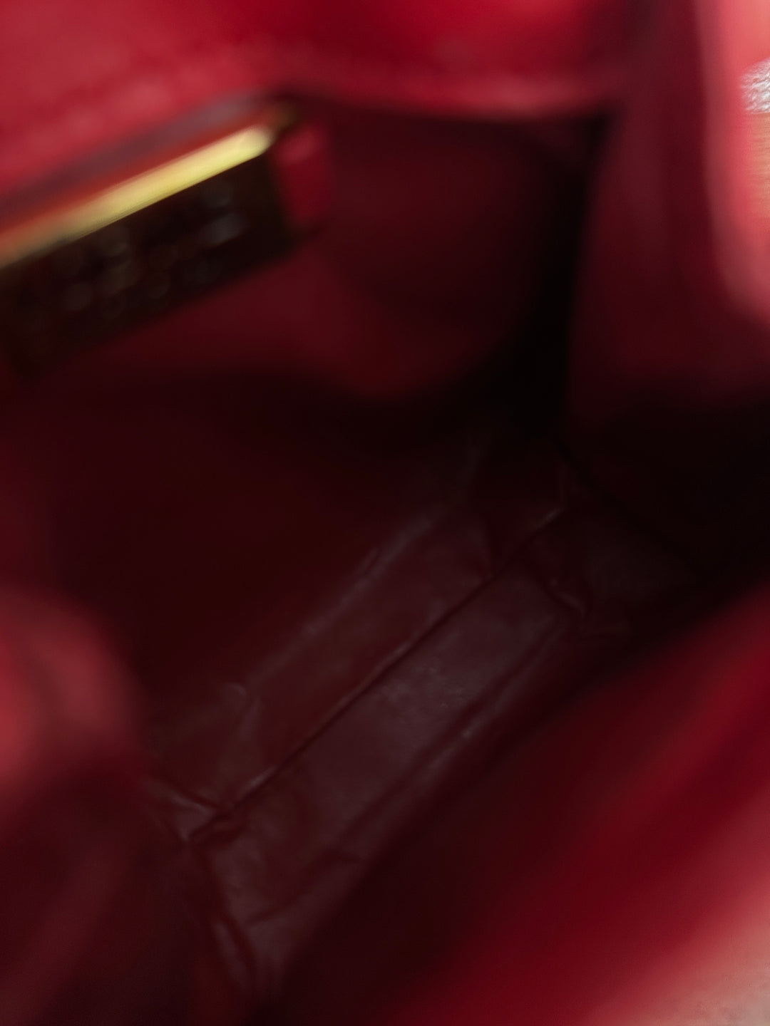 LOEWE Lizard Skin Mini Bag – Red with Gold Lock ❤️✨