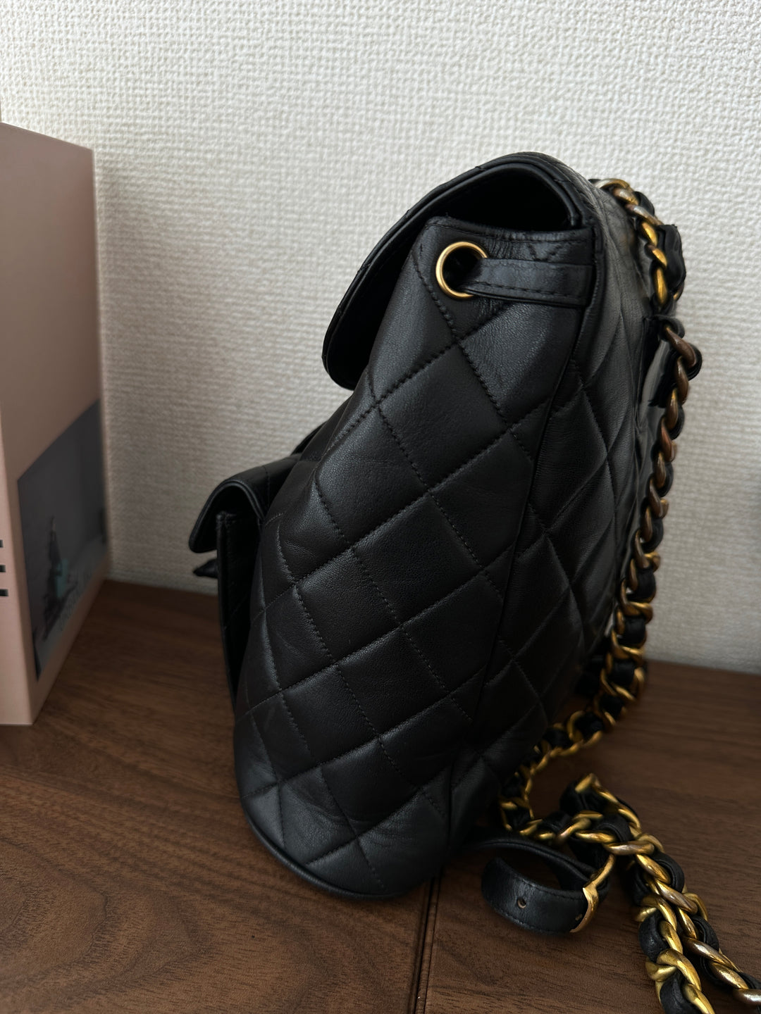 CHANEL Duma Backpack – Black Quilted Lambskin with Gold CC 🖤✨