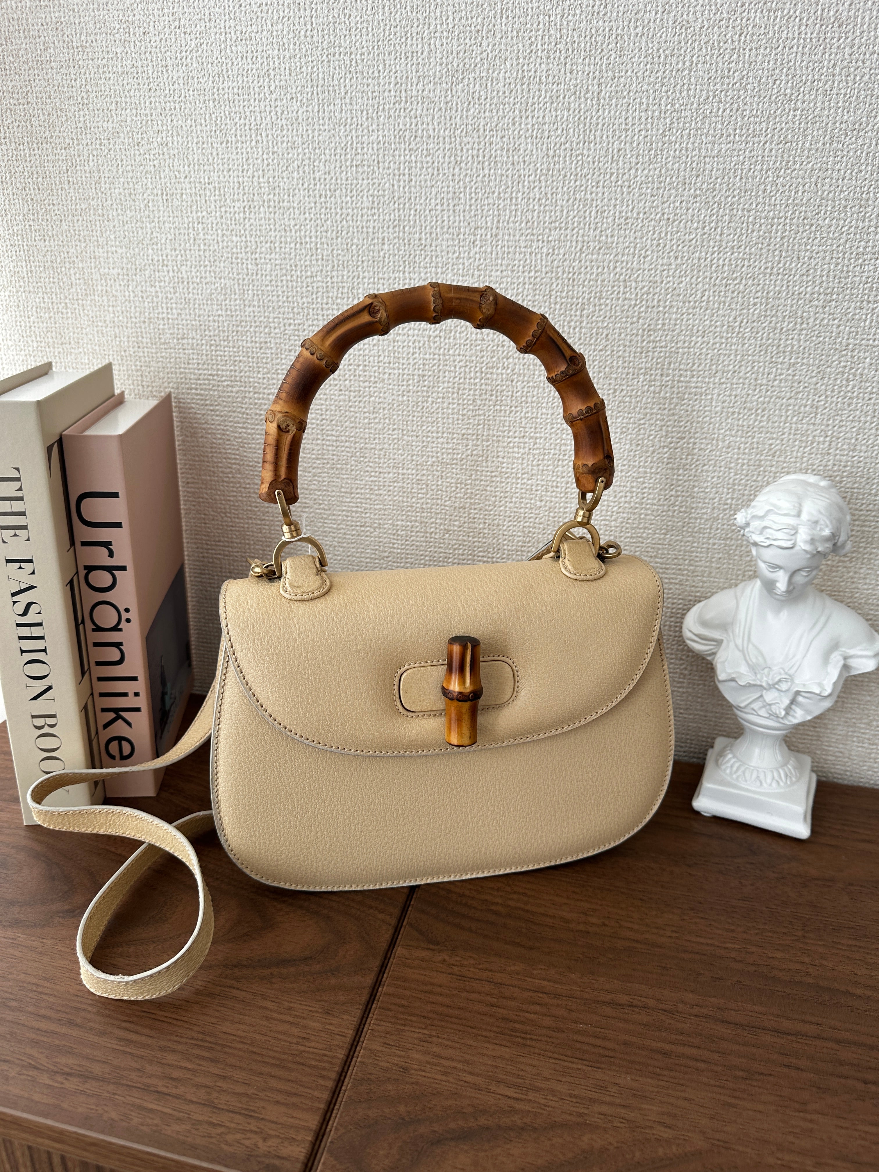 Gucci Bamboo Almond Milk Top Handle Bag 🤍✨ – Oh My Goldness Vintage