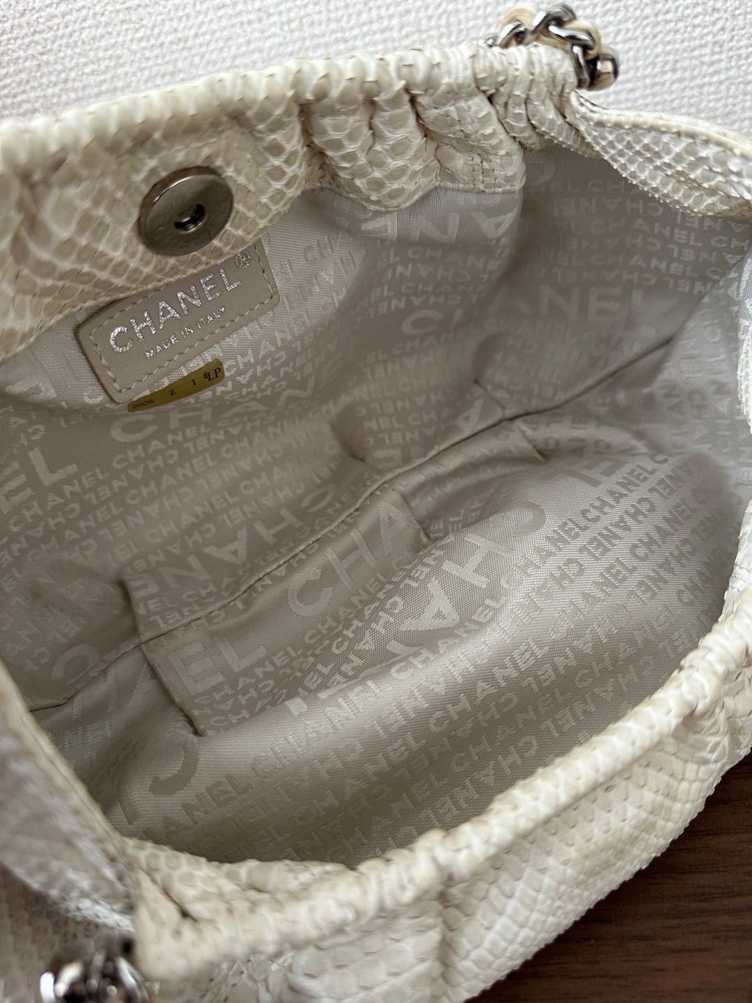 CHANEL Python Yuanbao Hobo 🤍✨ Rare White Edition