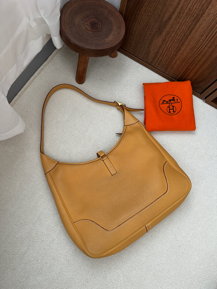 Hermès Trim Vintage Shoulder Bag 🤎✨ Full Set