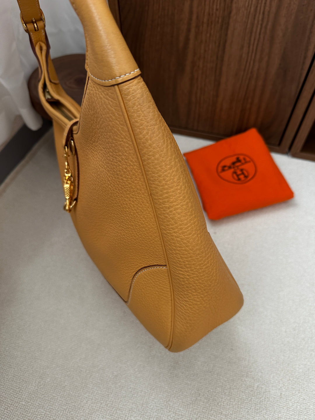 Hermès Trim Vintage Shoulder Bag 🤎✨ Full Set
