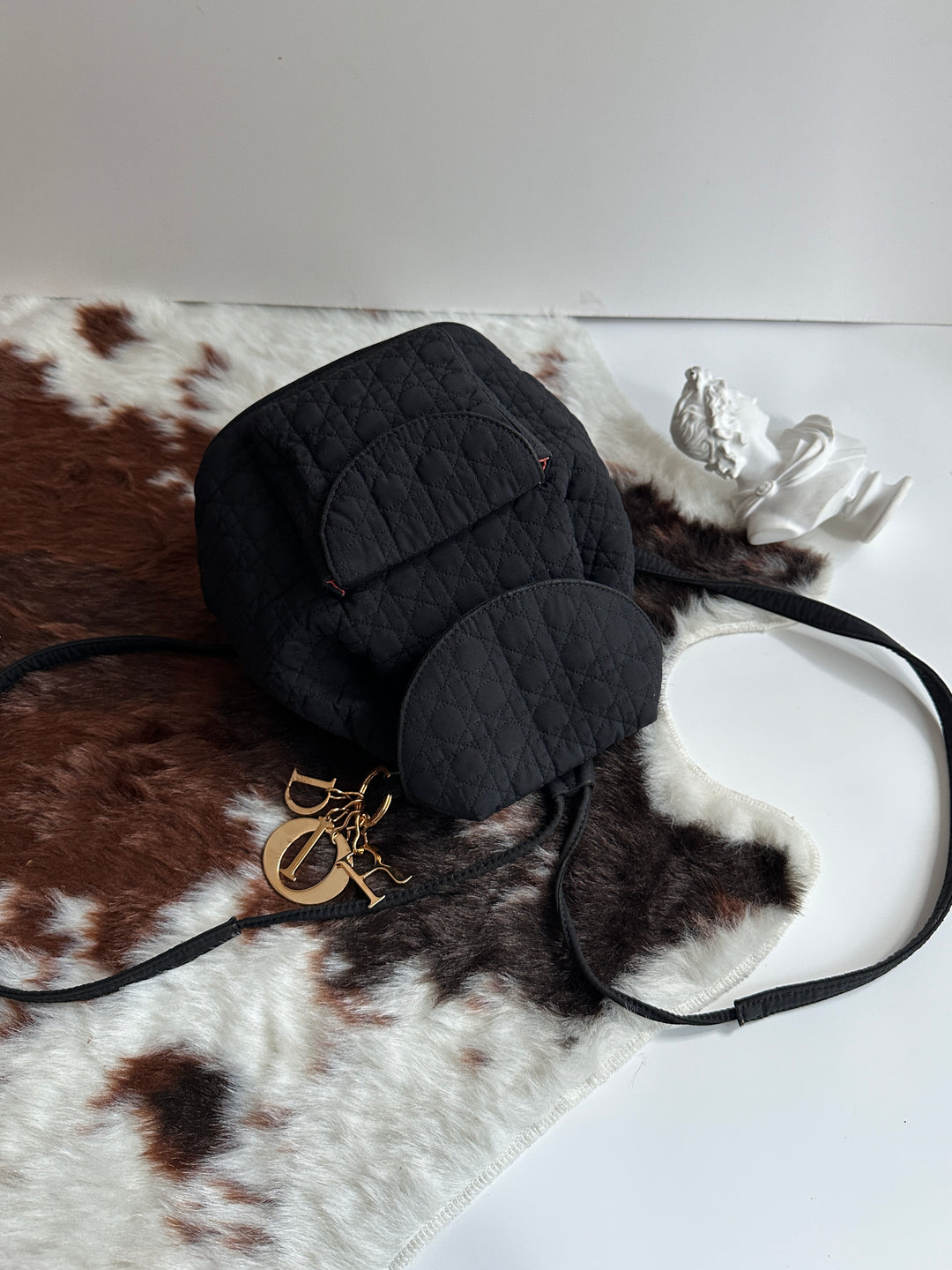 Dior Quilted Nylon Backpack 🖤 | Casual Elegance Meets Vintage Charm