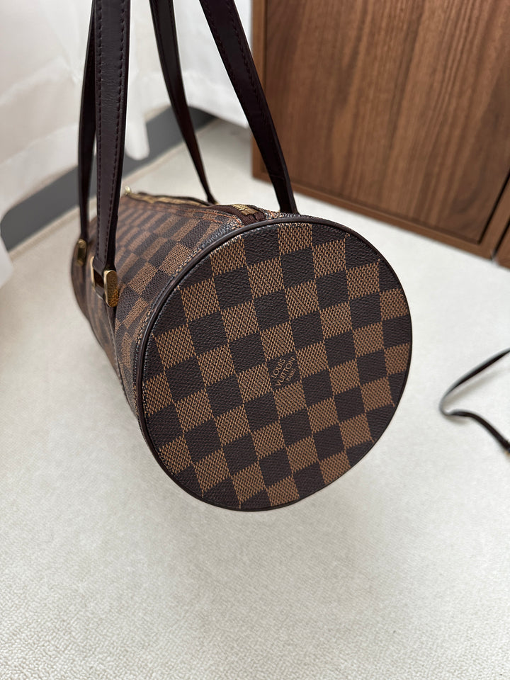 LOUIS VUITTON Damier Papillon with Baby Pouch 🤎✨ Classic Barrel Icon