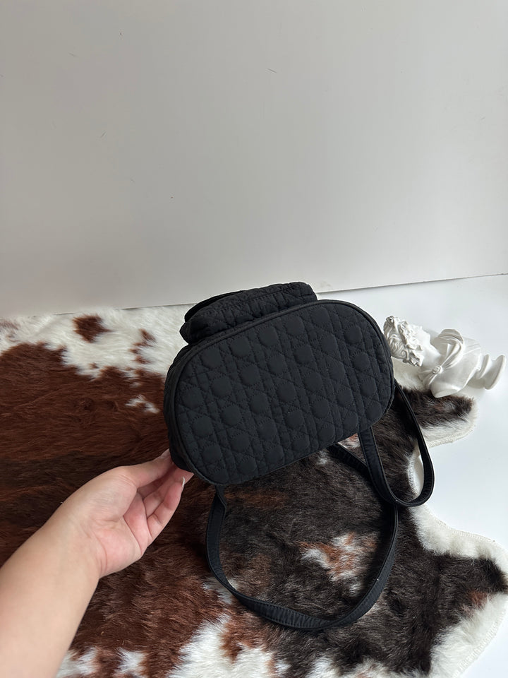 Dior Quilted Nylon Backpack 🖤 | Casual Elegance Meets Vintage Charm