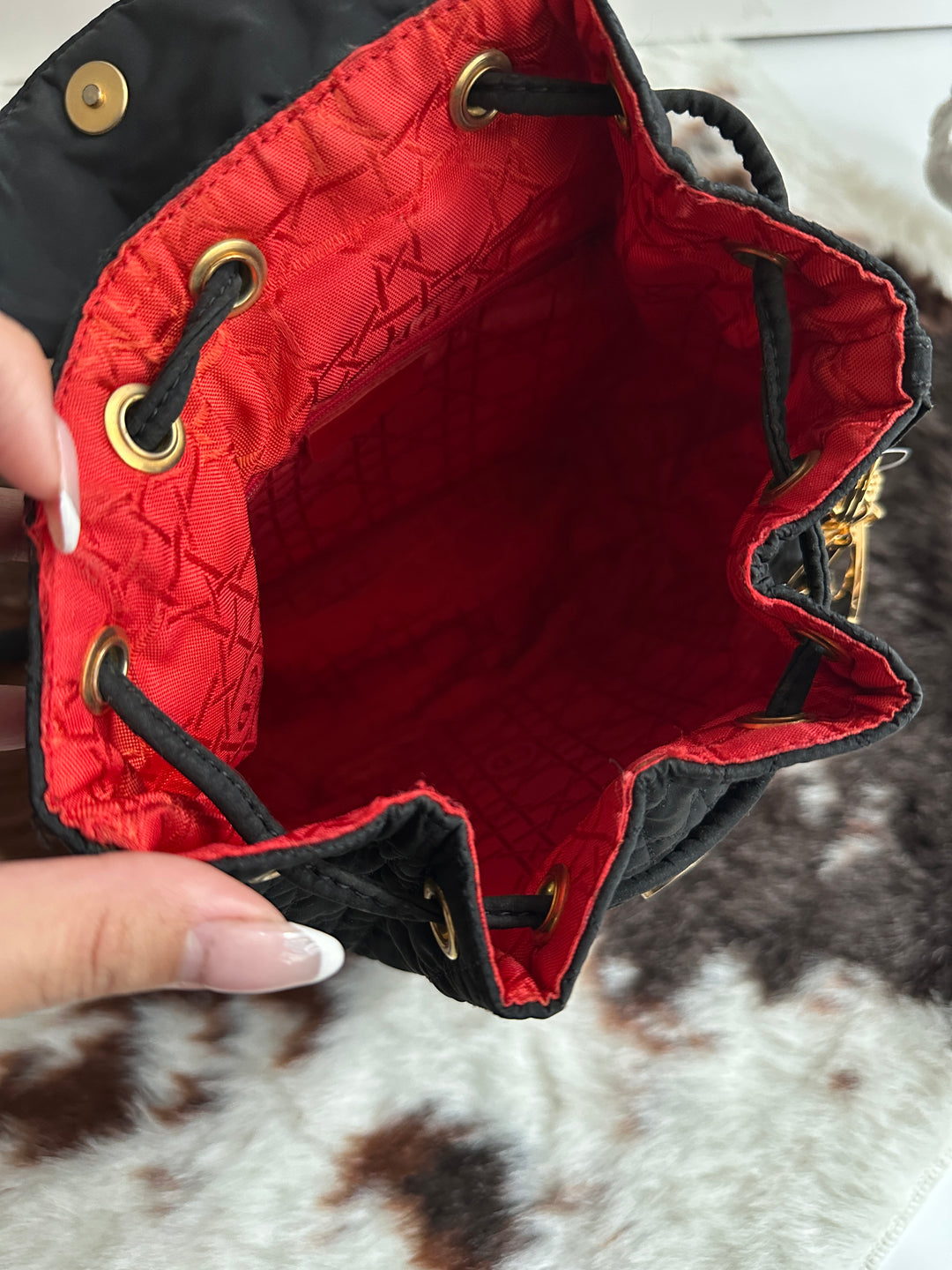 Dior Quilted Nylon Backpack 🖤 | Casual Elegance Meets Vintage Charm