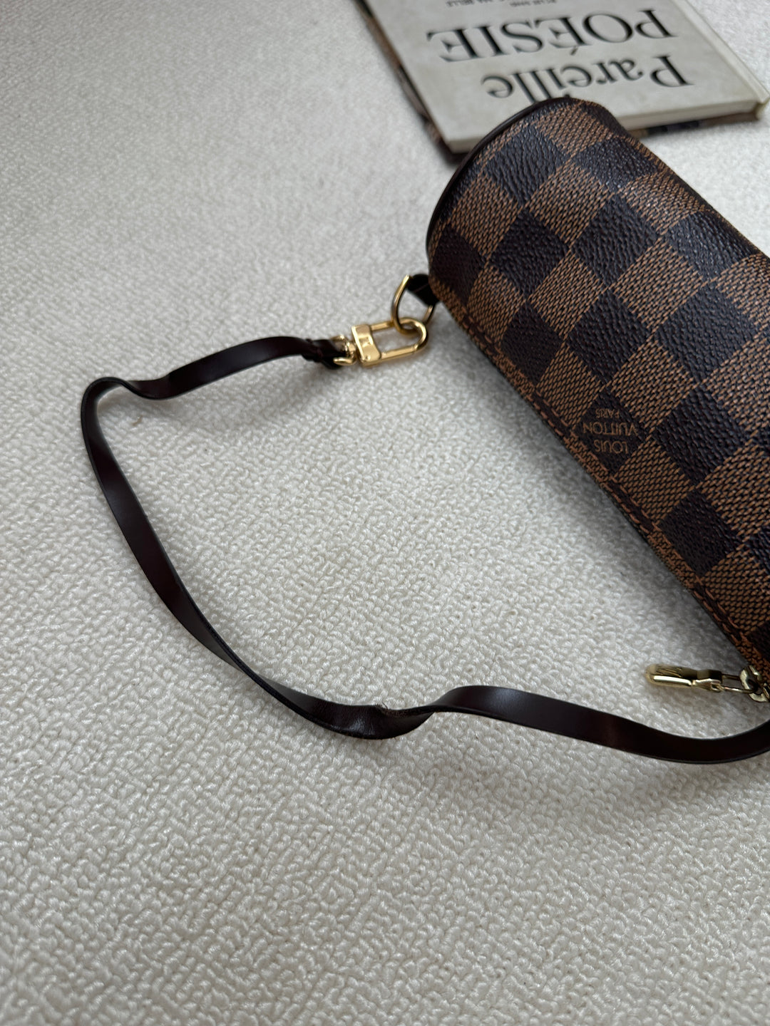 LOUIS VUITTON Damier Papillon with Baby Pouch 🤎✨ Classic Barrel Icon