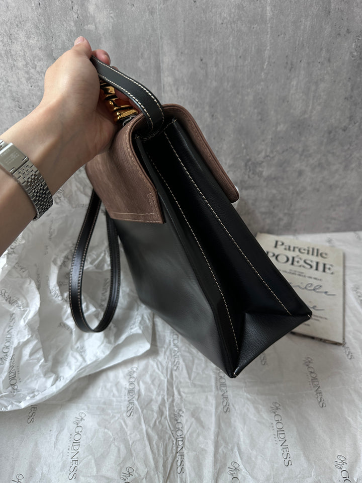 LOEWE Velazquez Snakebone Kelly – Signature Segmented Handle × Collector's Must-Have 🖤 With Original Strap & Near Mint Condition