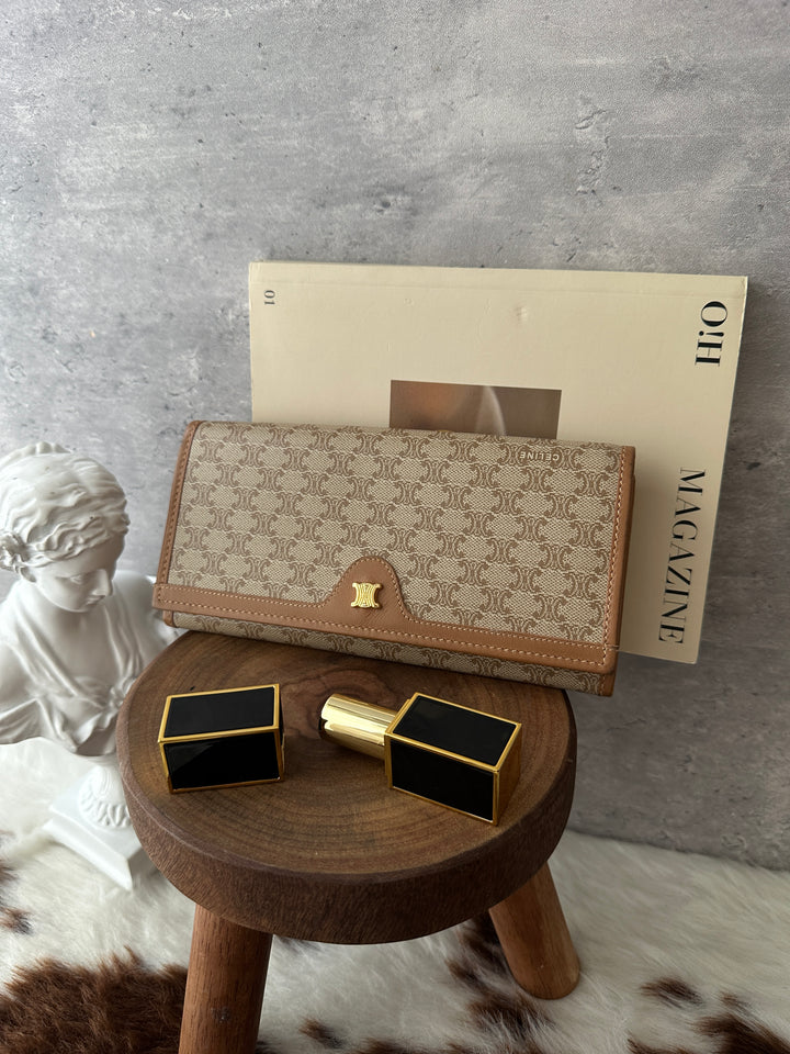 CELINE Vintage Macadam Long Wallet 🤎✨