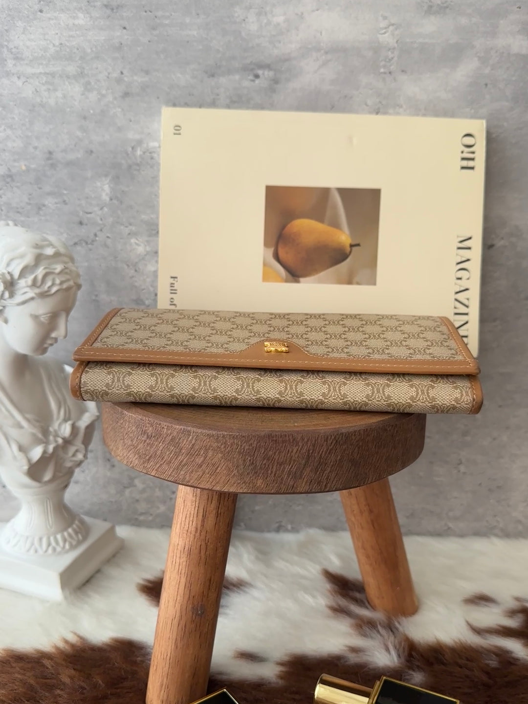 CELINE Vintage Macadam Long Wallet 🤎✨