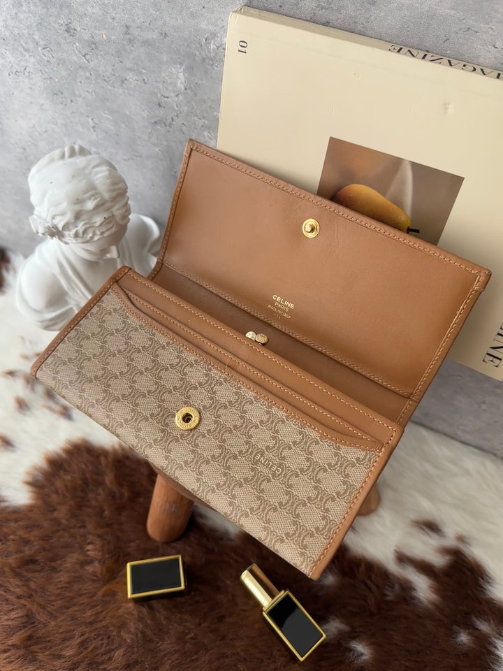 CELINE Vintage Macadam Long Wallet 🤎✨
