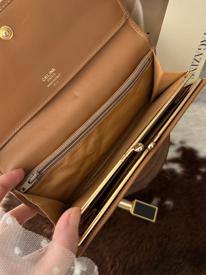CELINE Vintage Macadam Long Wallet 🤎✨