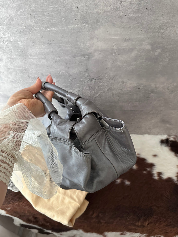 Loewe Aire Bag 🩶✨｜Smoky Grey × Oversized Anagram × Slouchy Silhouette