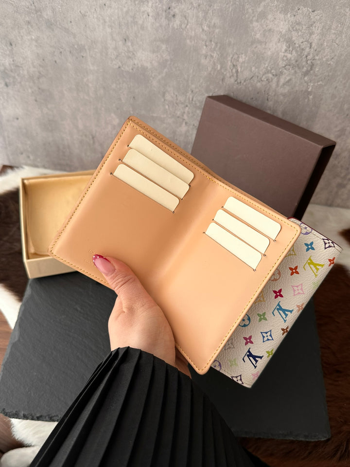 Louis Vuitton Monogram Multicolore Padlock Wallet 🌈｜Full Set × Gold Clasp × Like-New Condition✨
