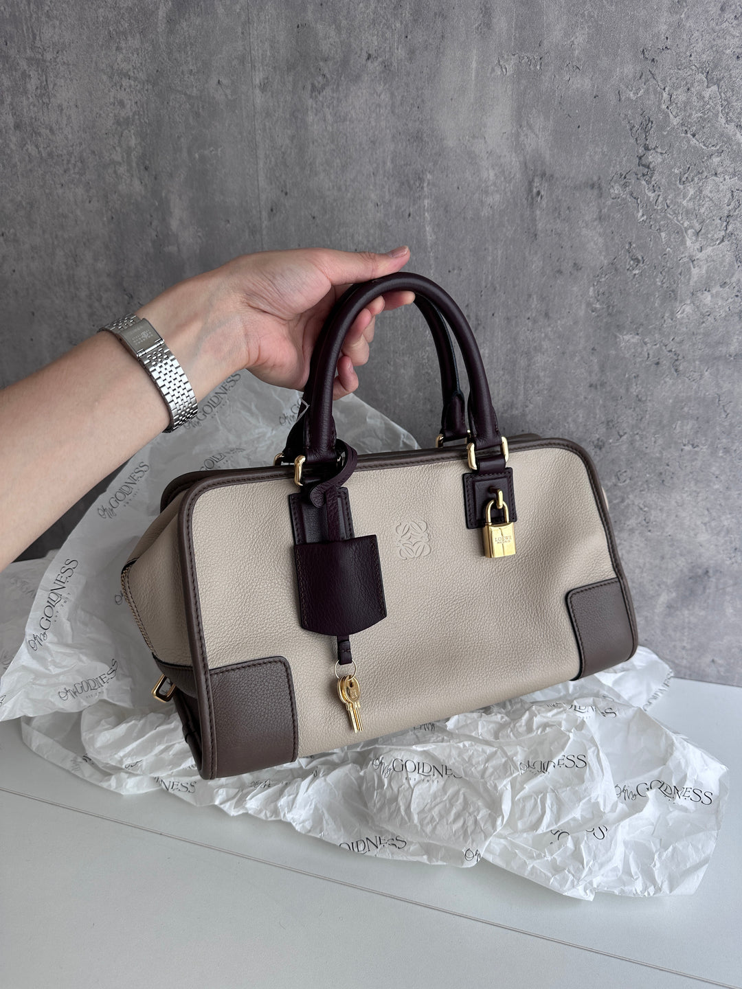 Loewe amazona🍂with key lock好vintage 😻