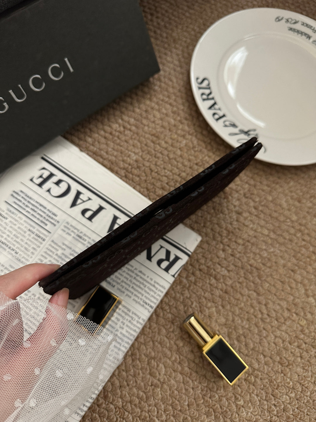 Gucci GG Monogram Long Wallet 🖤｜Tonal GG Monogram・Chocolate Brown・Organized Interior