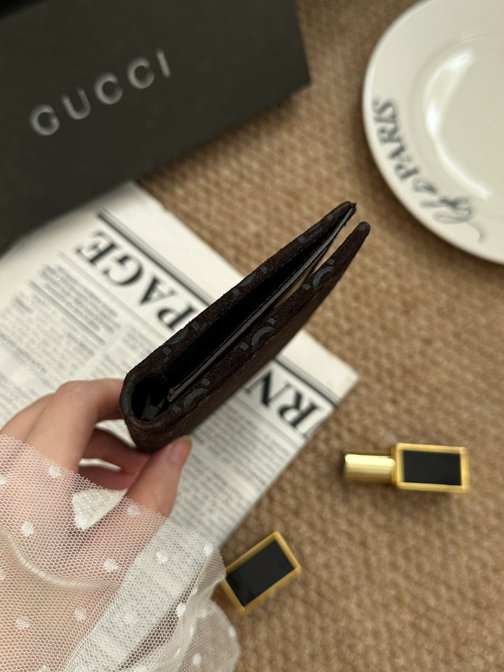 Gucci GG Monogram Long Wallet 🖤｜Tonal GG Monogram・Chocolate Brown・Organized Interior