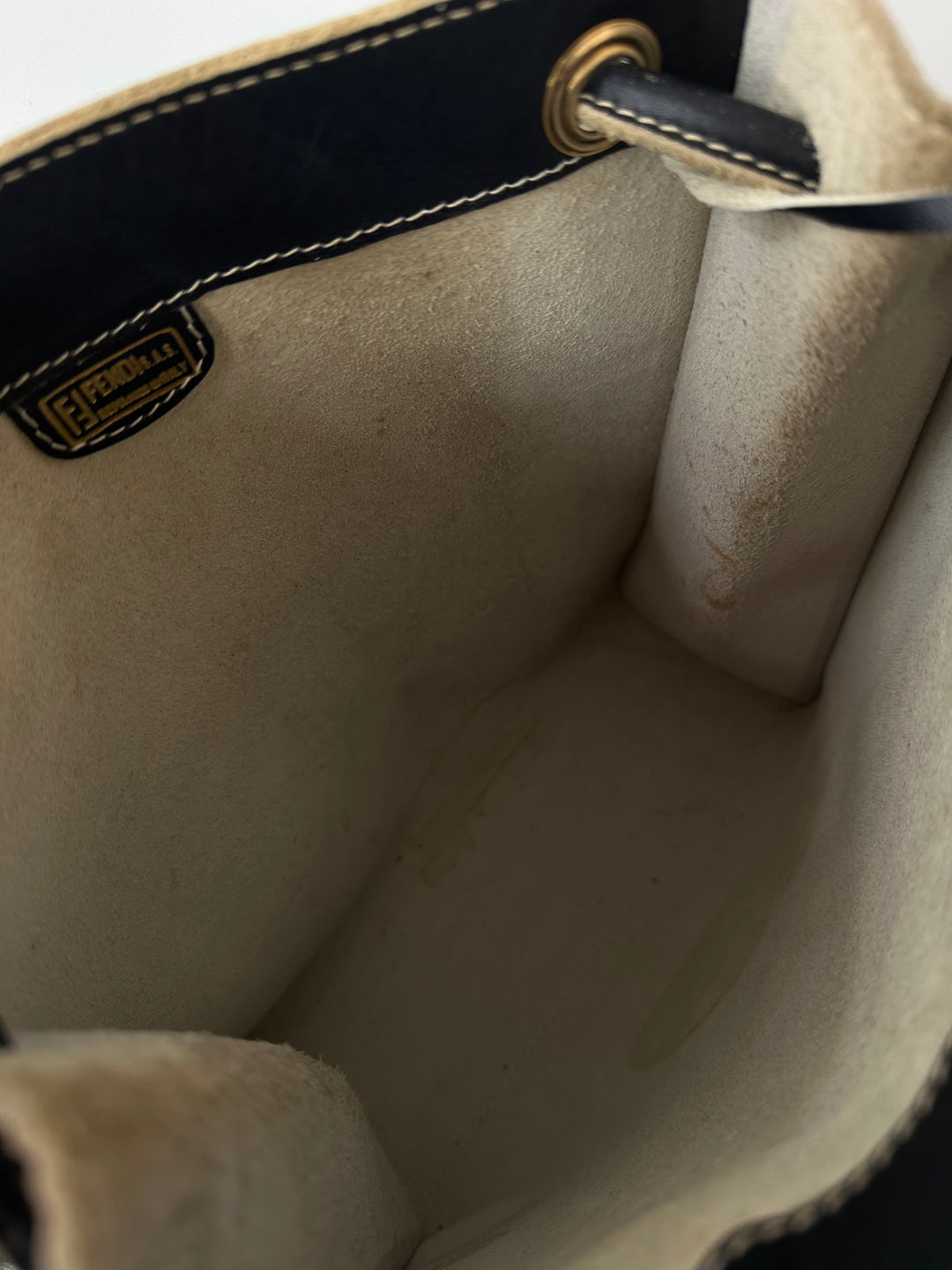 Fendi “Vintage Black Shoulder Bag + Mini Pouch Set” 💙 | Slim, Chic & Perfect for Daily Use