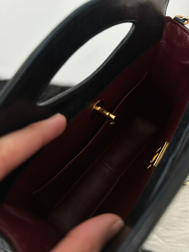 Chanel “Mini CC Turn Lock Tote” 🖤✨ | Rare Mini Size with Card & Sticker